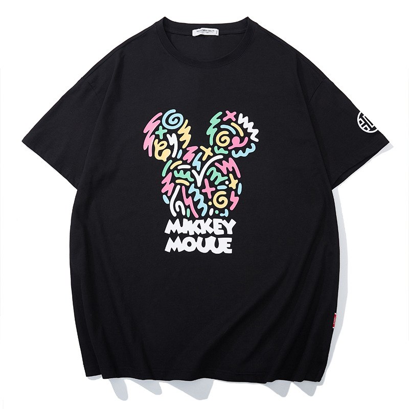 Colorful Graffiti Cartoon Tee - 5 colors